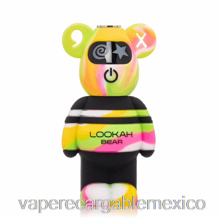 Vape Recargable Lookah Oso 510 Batería Rosa Tie-dye